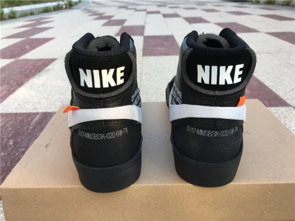 OFF-WHITE x Nike Blazer Studio Mid Black - Replica shoes