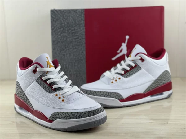 Air Jordan 3 Cardinal Red-04-09 - Replica shoes