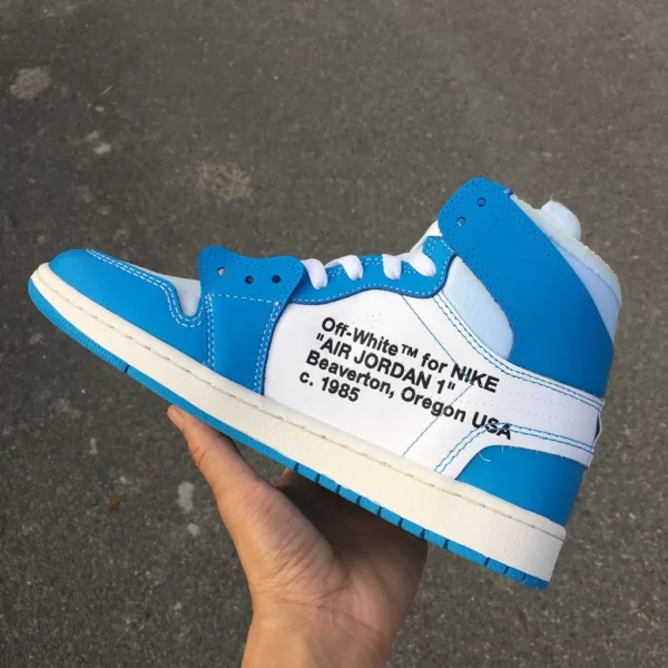 OFF-WHITE x Air Jordan 1 Powder Blue - 2018-10-13 - Replica shoes