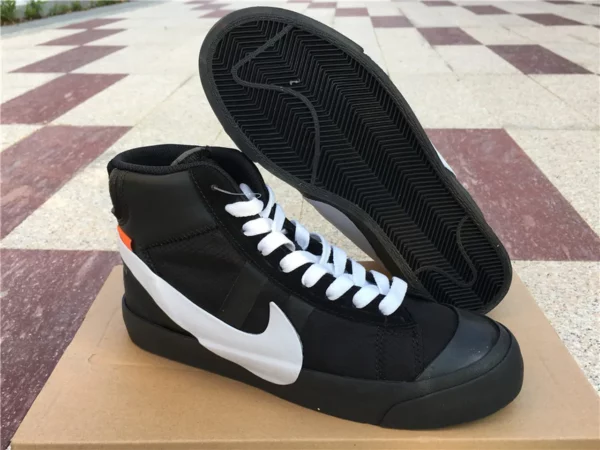 OFF-WHITE x Nike Blazer Studio Mid Black - Replica shoes