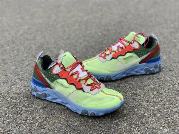 Undercover x Nike React Element 87 Volt Blue - 2019-01-24 - Replica shoes