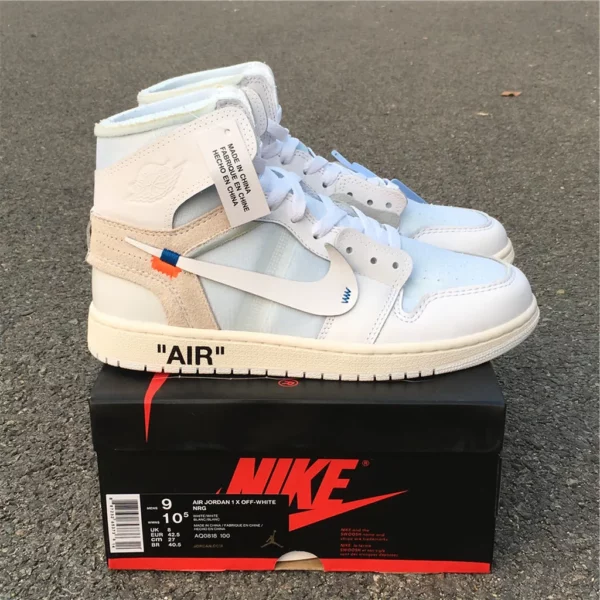 OFF-WHITE x LV x Air Jordan 1 - 2018-09-23 - Replica shoes