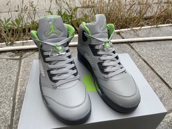 Air Jordan 5 Green Bean-04 - Replica shoes