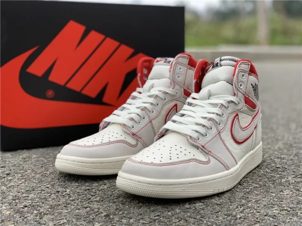 Air Jordan 1 Retro High OG SailRed - 2019-03-02 - Replica shoes