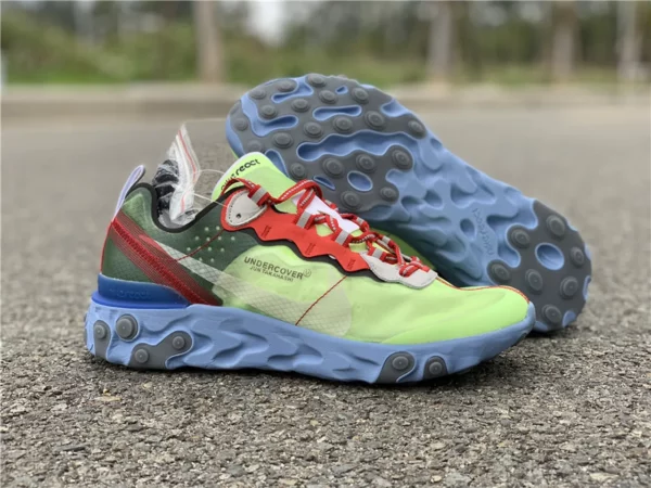 Undercover x Nike React Element 87 Volt Blue - 2019-01-24 - Replica shoes