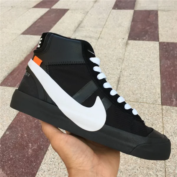 OFF-WHITE x Nike Blazer Studio Mid Black - Replica shoes