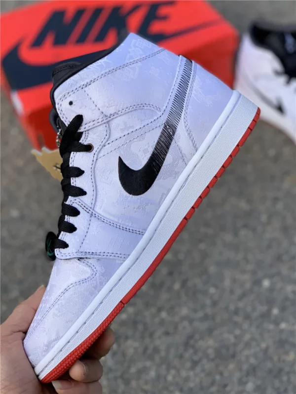 CLOT x Air Jordan 1 Mid Fearless - 2019-12-17 - Replica shoes