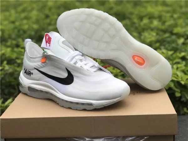 OFF-WHITE x NIKE Air Max 97 the ten OW - Replica shoes