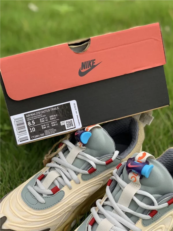 Travis Scott x Nike Air Max 270 React Cactus Trails - Replica shoes