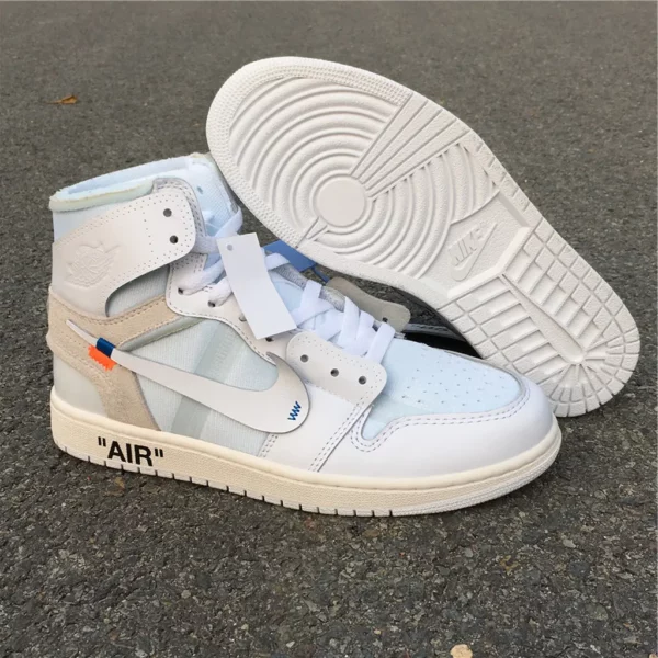 OFF-WHITE x LV x Air Jordan 1 - 2018-09-23 - Replica shoes