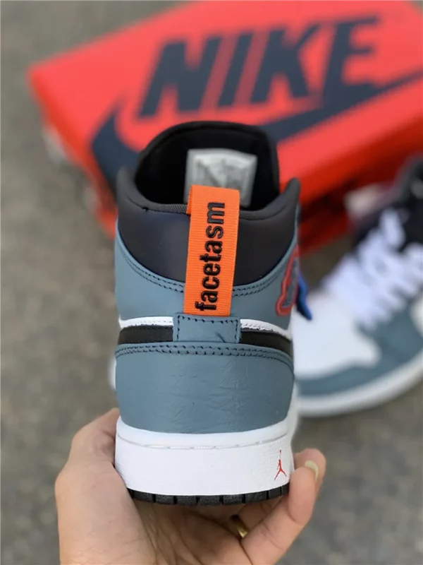 Facetasm x Air Jordan 1 Mid Fearless - 2019-12-04 - Replica shoes