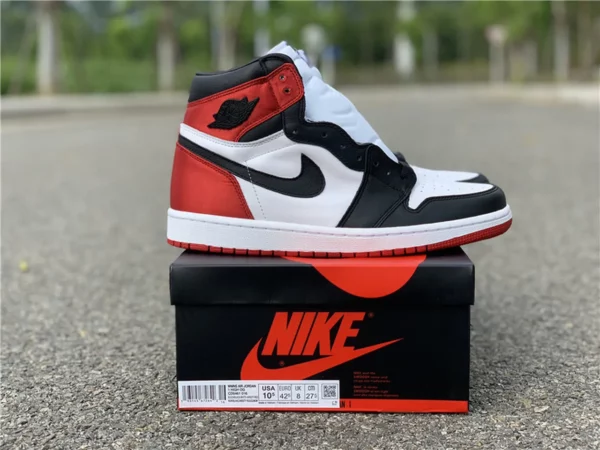 Air Jordan 1 Satin WMNS Black Toe - 2019-08-14 - Replica shoes