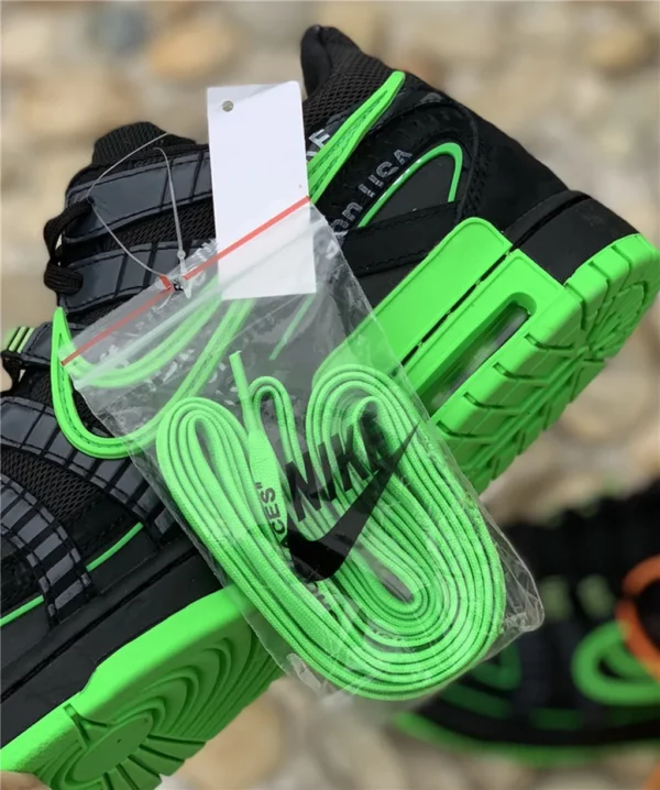 OFF-WHITE x Nk Air Rubber Dunk Green Strike-02-15 - Replica shoes