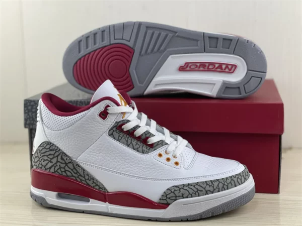 Air Jordan 3 Cardinal Red-04-09 - Replica shoes