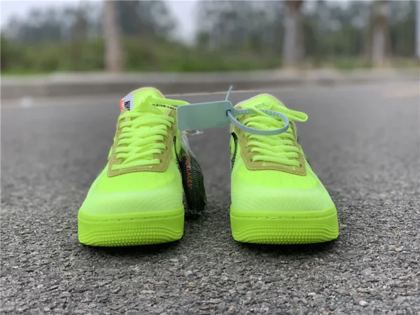 OFF-WHITE x Nike Air Force 1 Volt - Replica shoes