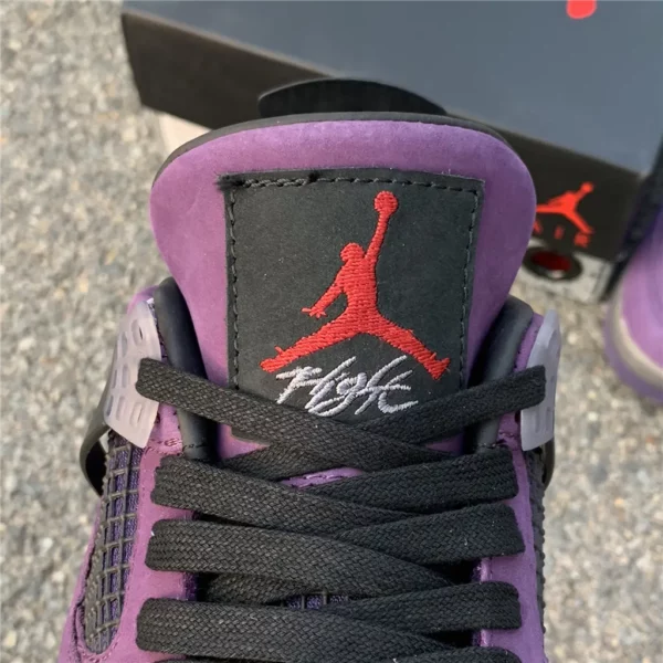 Travis Scott x Air Jordan 4 Purple Suede - 2019-05-15 - Replica shoes