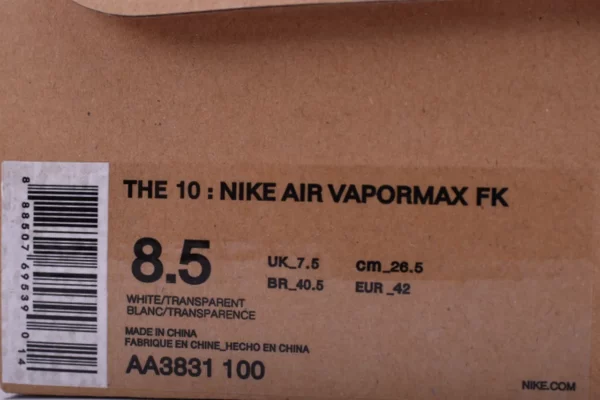 OFF-WHITE x Nike Air VaporMax - Replica shoes