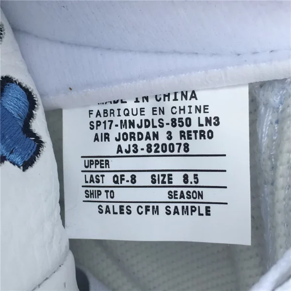 Air jordan 3 Retro UNC - 2018-05-09 - Replica shoes