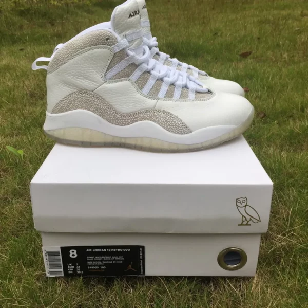 Air Jordan 10 Retro Drake OVO White - 2016-03-31 - Replica shoes