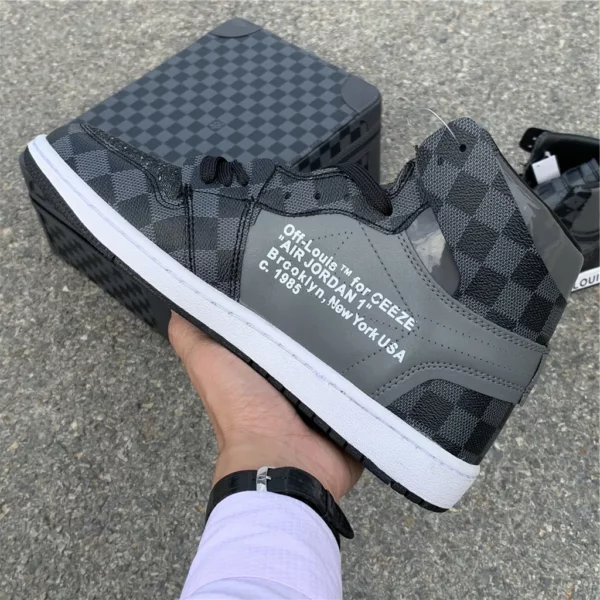 OFF-WHITE x LV x Air Jordan 1 - 2018-11-06 - Replica shoes