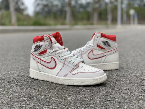 Air Jordan 1 Retro High OG SailRed - 2019-03-02 - Replica shoes