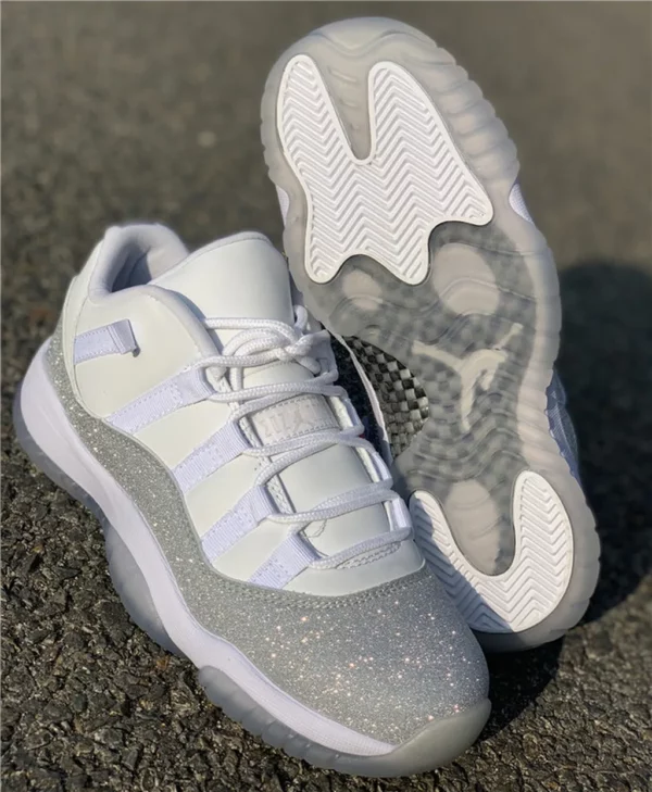 Air Jordan 11 WMNS Metallic Silver - Replica shoes