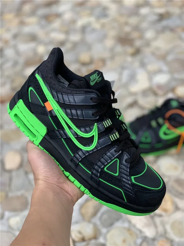 OFF-WHITE x Nk Air Rubber Dunk Green Strike-02-15 - Replica shoes