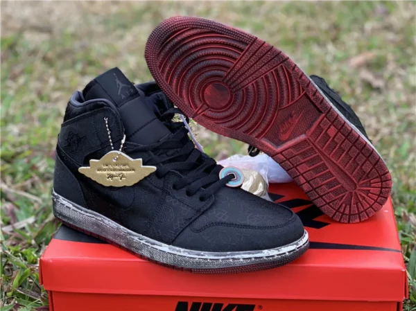 CLOT x Air Jordan 1 Mid Fearless - Replica shoes