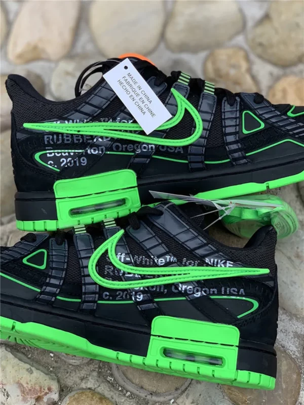 OFF-WHITE x Nk Air Rubber Dunk Green Strike-02-15 - Replica shoes