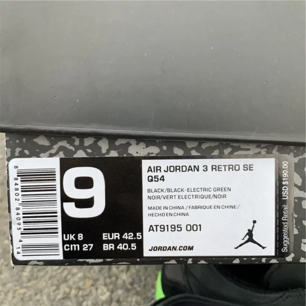 Air Jordan 3 Quai 54 - 2018-10-13 - Replica shoes