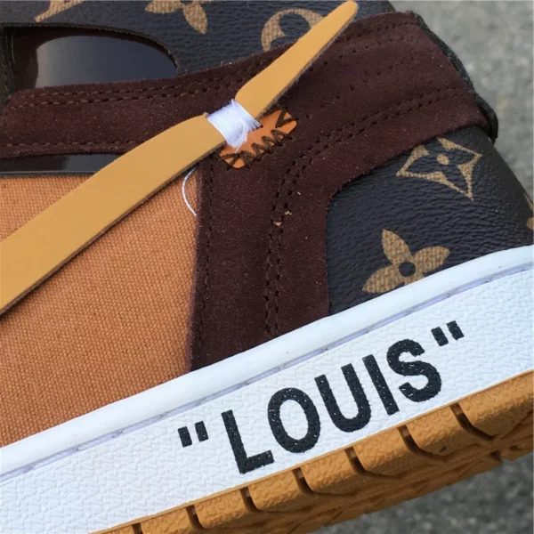 $280 OFF-WHITE x LV x Air Jordan 1 - 2018-09-23 - Replica shoes