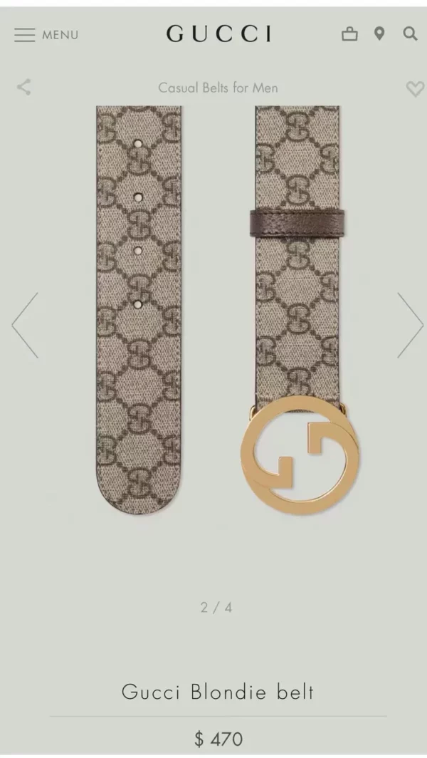 Gucci belt