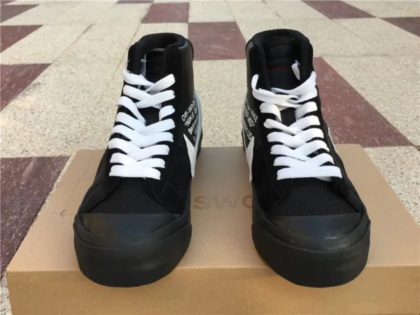 OFF-WHITE x Nike Blazer Studio Mid Black - Replica shoes