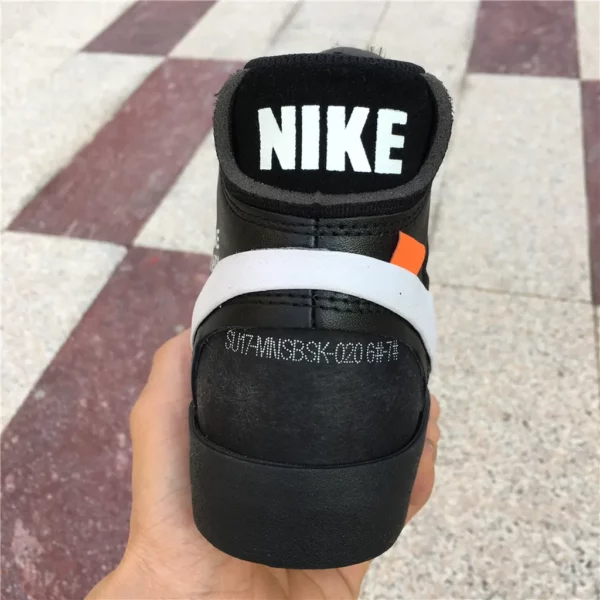 OFF-WHITE x Nike Blazer Studio Mid Black - Replica shoes