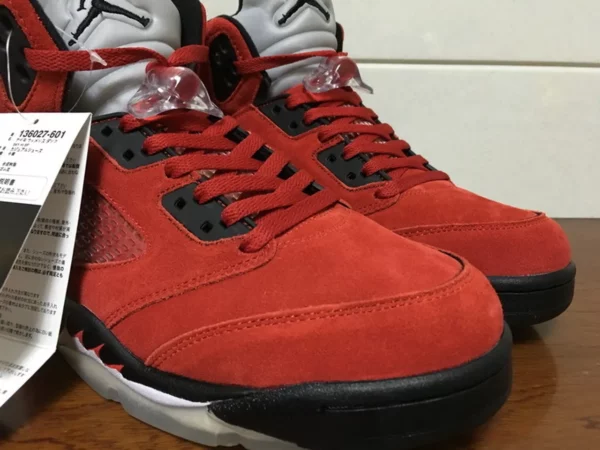 Air Jordan 5 Retro Raging Bull Red Suede - 2016-11-14 - Replica shoes